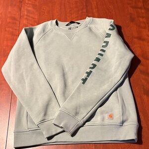 Carhartt Women’s Light Gray Crewneck Sweater